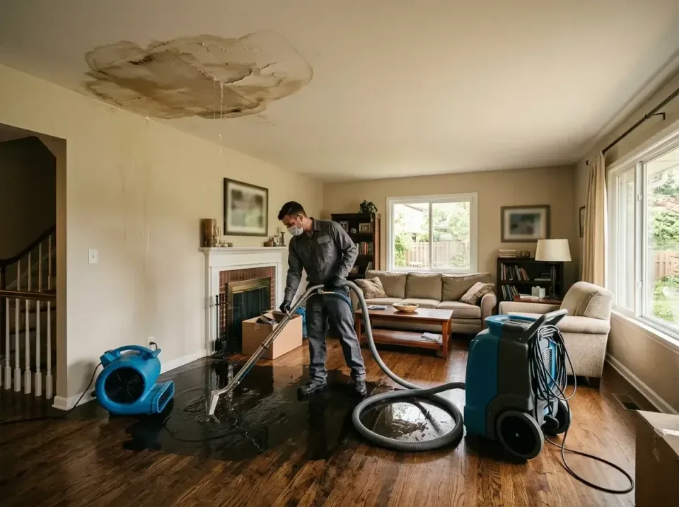 attic-pipe-burst-ceiling-drip-008 — frequently asked questions, Water Damage Restoration & Carpet Care in Eufaula, OK